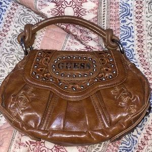 Brown, Guess purse (vintage look)